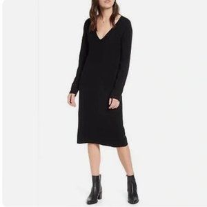 Treasure & Bond Black Sweater Dress - size M